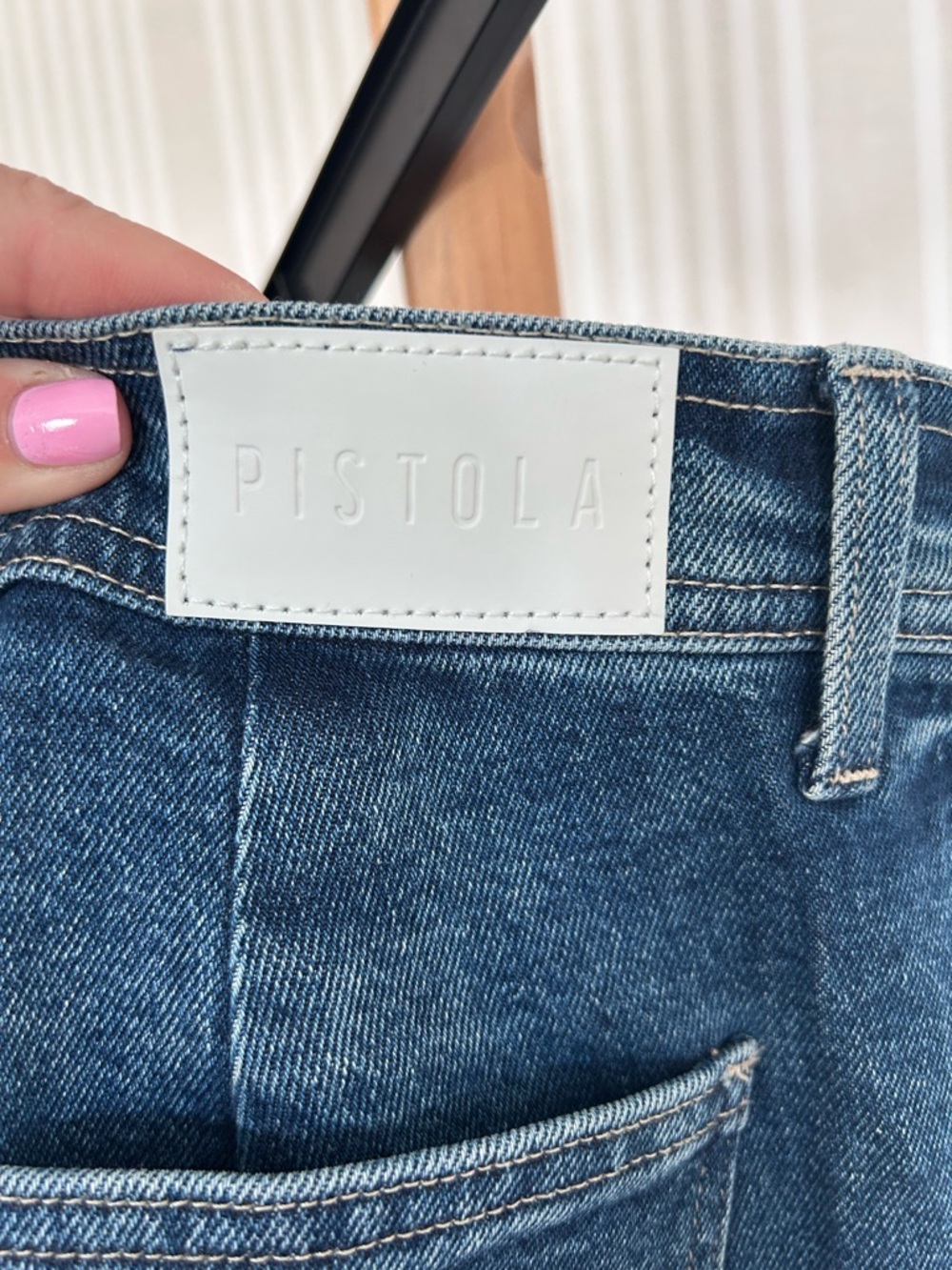 PISTOLA PENNY HIGH RISE WIDE LEG JEANS CANAL WASH Women’s Size 31 NWOT - Picture 12 of 13